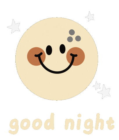 Sleepy Good Night Sticker