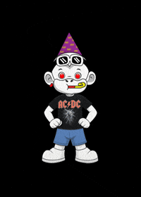 Rock 80S GIF by Zhot Shop