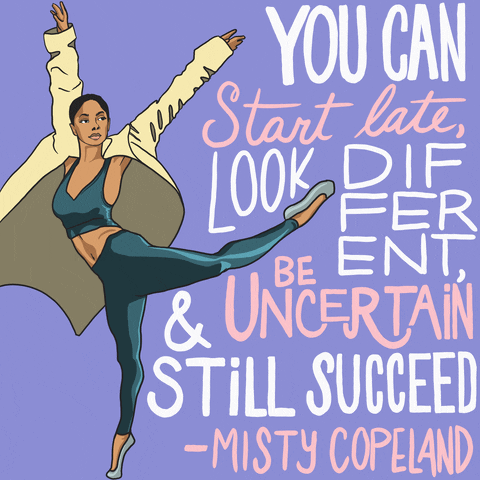 Be Different Misty Copeland GIF by INTO ACTION