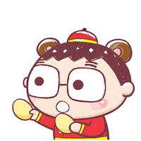 Cny Sticker by Bear Boss Buddies