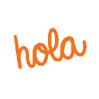 Saludo Script Sticker