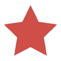 Red Star Sticker by Freubelweb