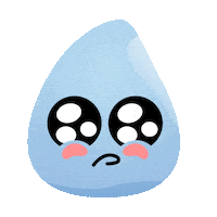 Sad Face Sticker by Kurin Water