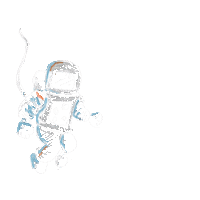 Astronaut Lindenberg Sticker by DCM