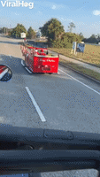 Santa Spotted Driving in Daytona