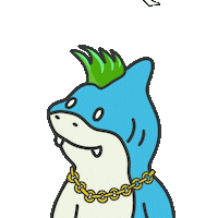 TheChummyFinClub happy crypto nft moon Sticker
