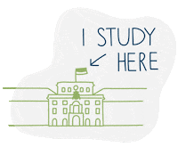 University Studying Sticker by bwlunimannheim