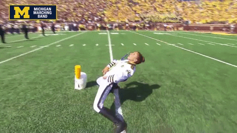 Go Blue Marching Band GIF by Michigan Marching and Athletic Bands