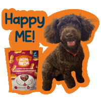Happy Peanut Butter Sticker by Awesome Pawsome Treats