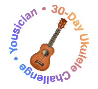 Challenge Ukulele Sticker by Yousician