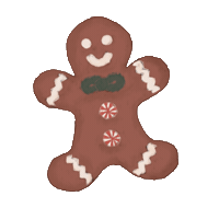 Merry Christmas Eating Sticker