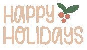 Happy Christmas Tree Sticker