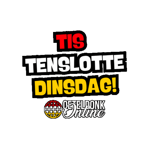 Carnaval Dinsdag Sticker by Oeteldonk Online