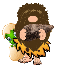 Dinosaur Gnome Sticker