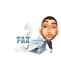 Manthonyajr Fax Sticker by Genies