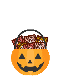 Happy Halloween Sticker by MadeGood Foods
