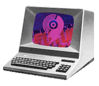 vintage techno Sticker by Selekta.fm