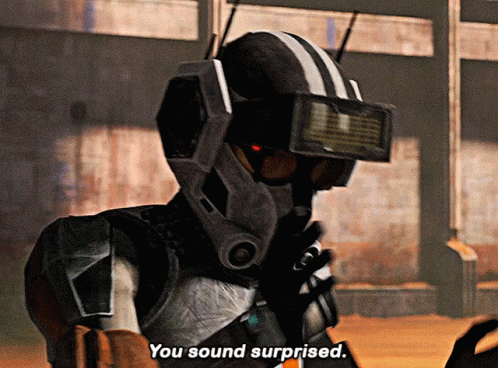 Surprised Star Wars GIF