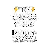 Lwt 10Th Anniversary Sticker by LWTSQUAD
