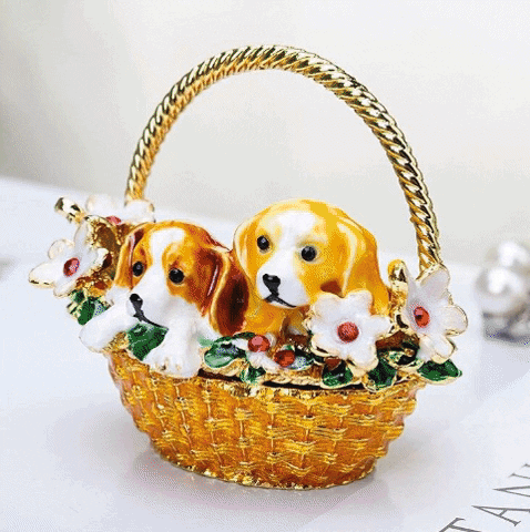 iLoveMyPet giphygifmaker dog figurines dog figurine GIF