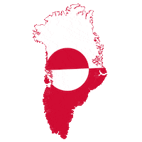 nordicbridges flag nordic greenland nordic bridges Sticker
