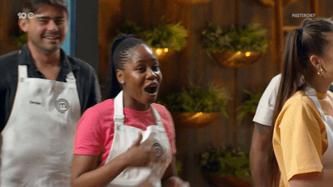 Shocked Rue GIF by MasterChefAU