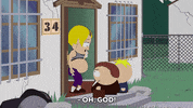 eric cartman fence GIF by South Park 