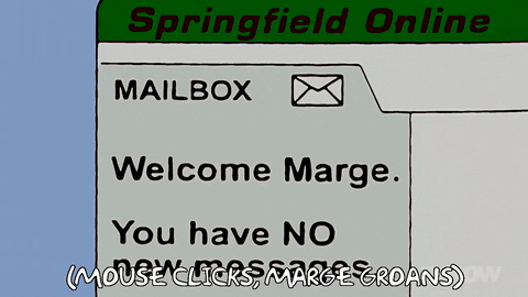 Episode 17 Email Message On Computer GIF by The Simpsons