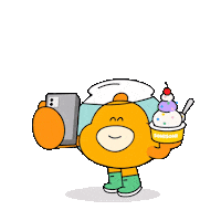 Happy Ice Cream Sticker by SomiSomi