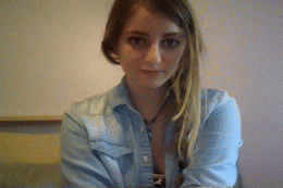 blonde girl GIF