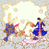 cesuperstudio music angel piano pirate GIF