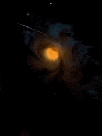 Shooting Star Space GIF