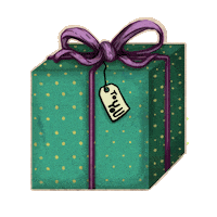 Papa Noel Post Sticker