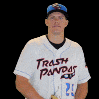 Looks Cool Southern League GIF by Rocket City Trash Pandas