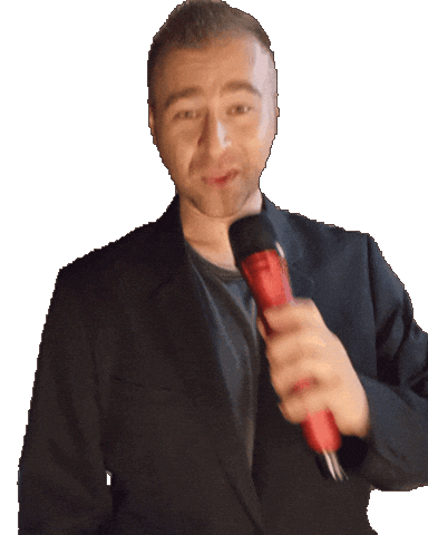 French Mic Drop Sticker by Jonathan Mariotti