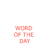 Word Of The Day Speech Pathology Sticker by Alex Trichilo
