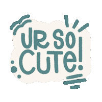 Heart You Are So Cute Sticker