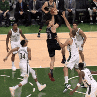 Giannis Antetokounmpo Sport GIF by Milwaukee Bucks
