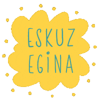 marratikat eskuz eskuz egina egin artisau Sticker