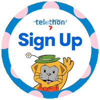 Telethon7 fat cat telethon telethon7 telethon7 perth Sticker