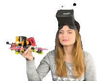 FYFT smile girl kiss fly Sticker