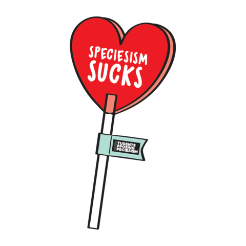 Animal Liberation Love Sticker by PETA