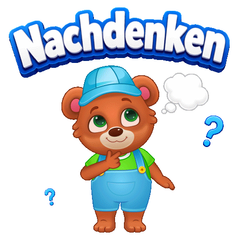 Think German Sticker by Lucas and Friends by RV AppStudios