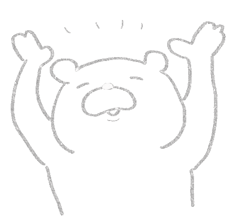 Happy くま Sticker