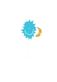 Happy Banana Peel Sticker by Mamaka Bowls