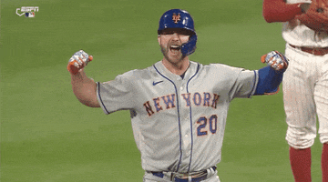 Excited New York Mets GIF by Jomboy Media