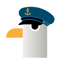 Sea Gull Hat Sticker