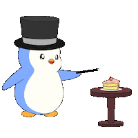 Magic Penguin Sticker by Pudgy Penguins
