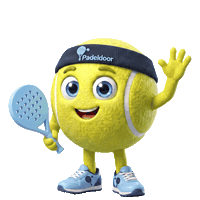 padeldoor sport hello mascot hola Sticker