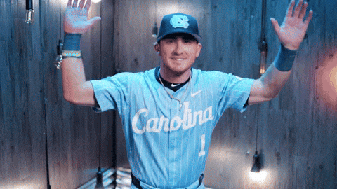 University Of North Carolina Baseball GIF by UNC Tar Heels